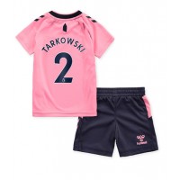 Everton James Tarkowski #2 Fotballklær Bortedraktsett Barn 2022-23 Kortermet (+ korte bukser)